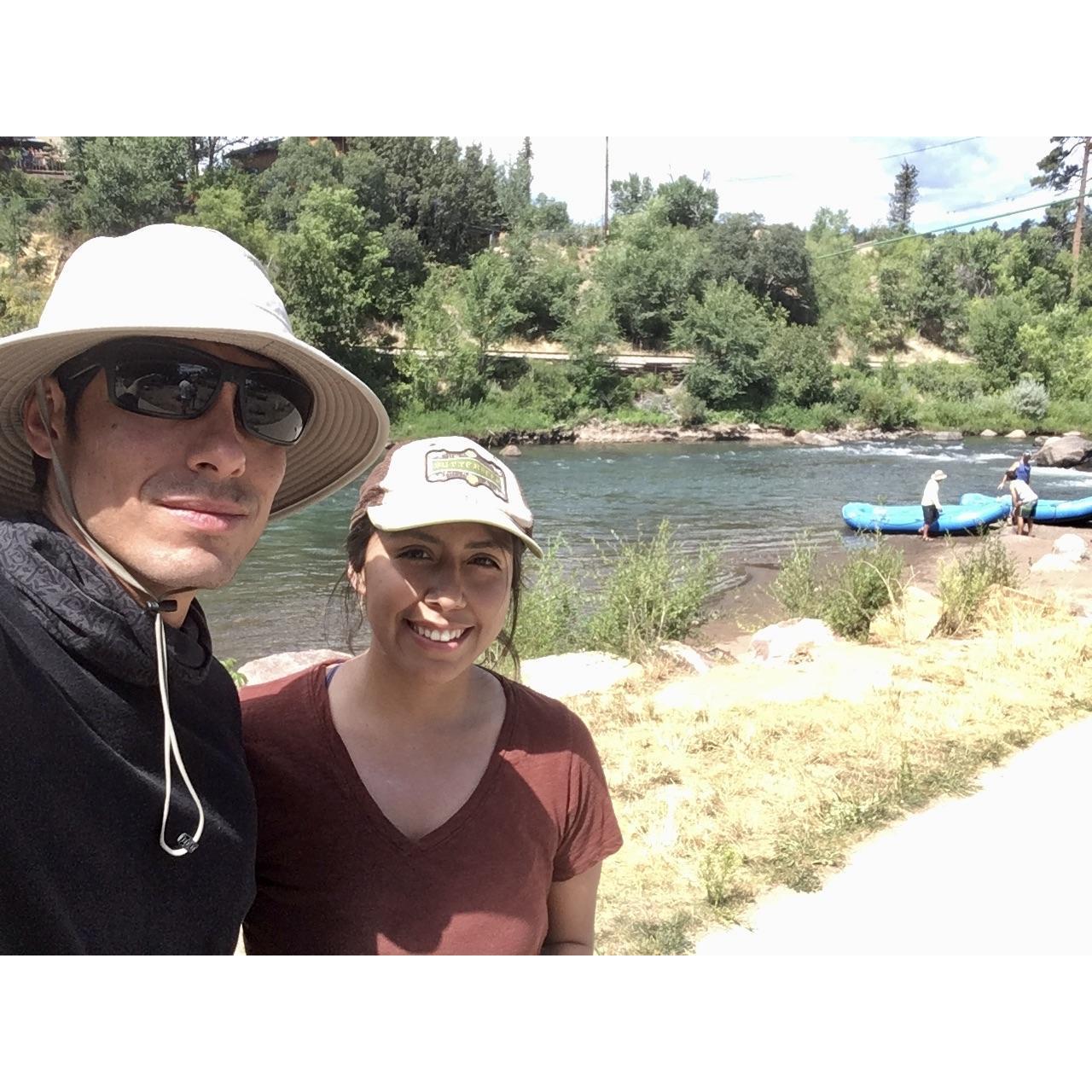 The one time we went white water rafting in Colorado- epic weekend!