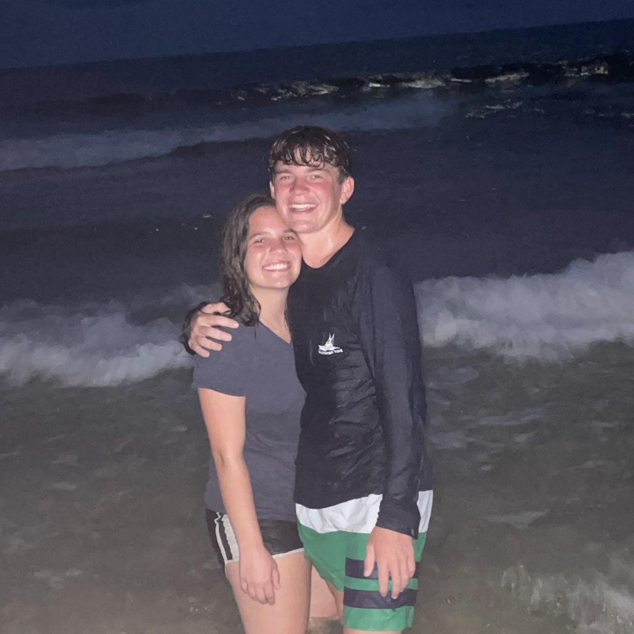 This was at the Torch's Beach Retreat, right after the couple got baptized! Jesus is just the best.