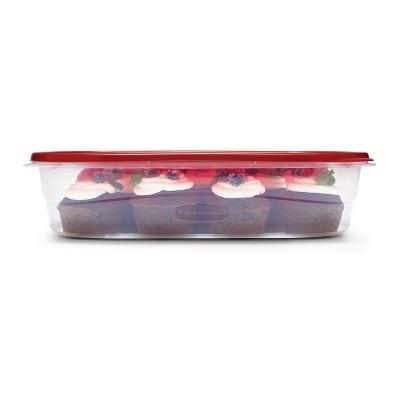 Rubbermaid TakeAlongs Food Storage Containers - 1 Gallon Rectangle - 5pk
