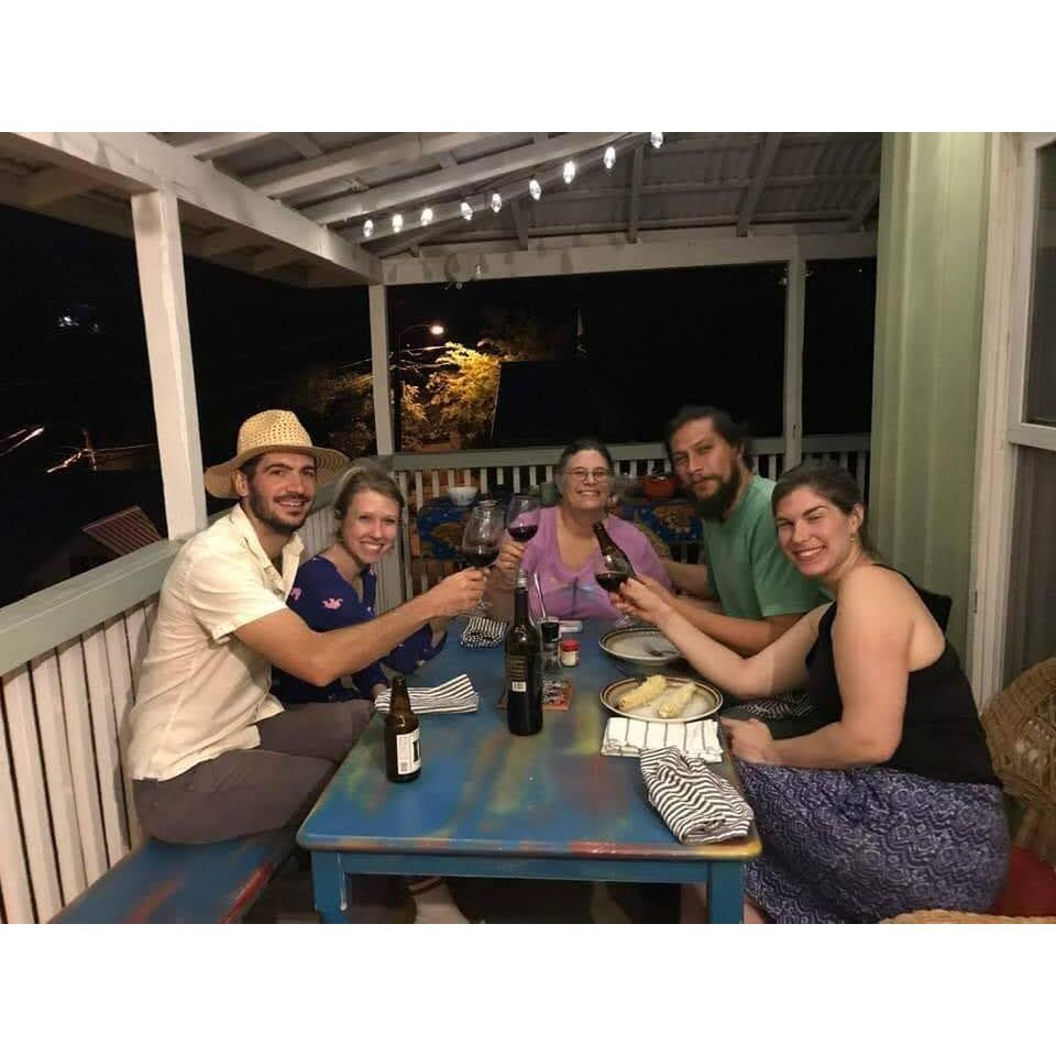 Family dinner with Mike's fam visiting
