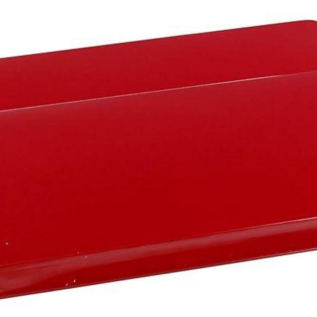 Reston Lloyd 2-Piece Rectangular Tin Burner Cover, 19.75-Inch by 11-Inch, Red