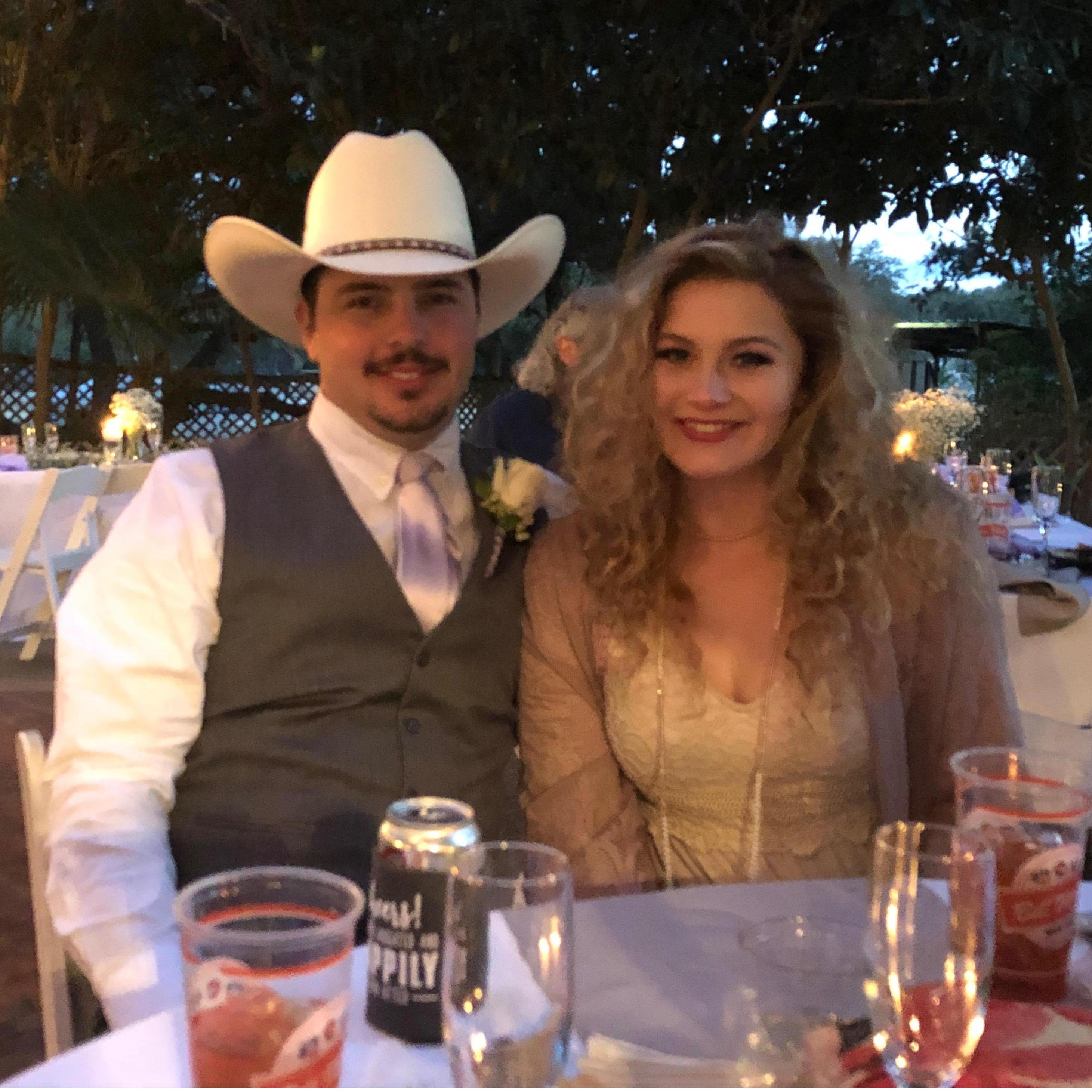 The first of many weddings we attended as a couple
February 2019