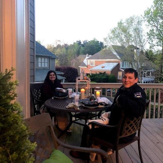 This was during the COVID 19 pandemic and he came up to see me while I was quarantine. He even brought me some Zaxby's to eat and it was delicious!