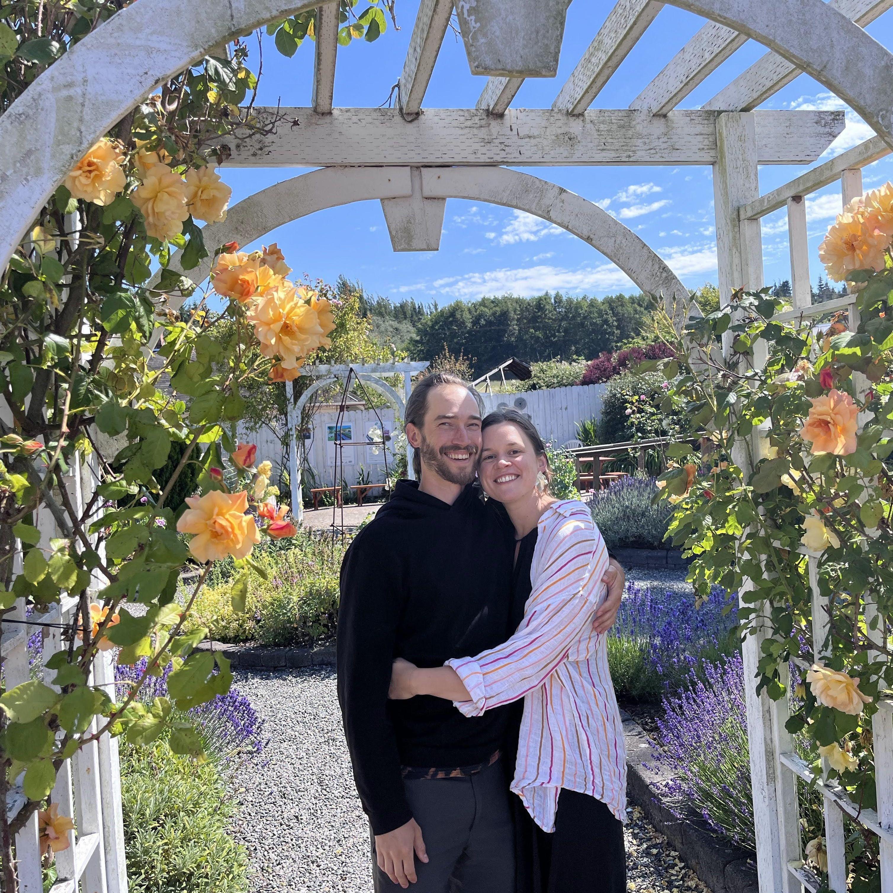 Exploring Whidbey Island with Sam and Brody.