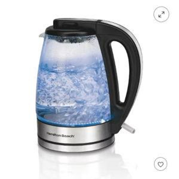 Hamilton Beach 1.7L Illuminated Glass Kettle