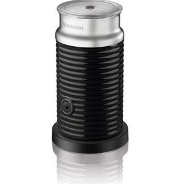 Nespresso Aeroccino 3 Milk Frother, Black, Steel