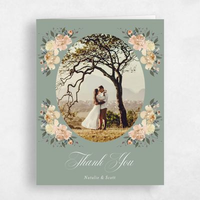 Sage, Green Wedding Thank You - Reagan Photo
