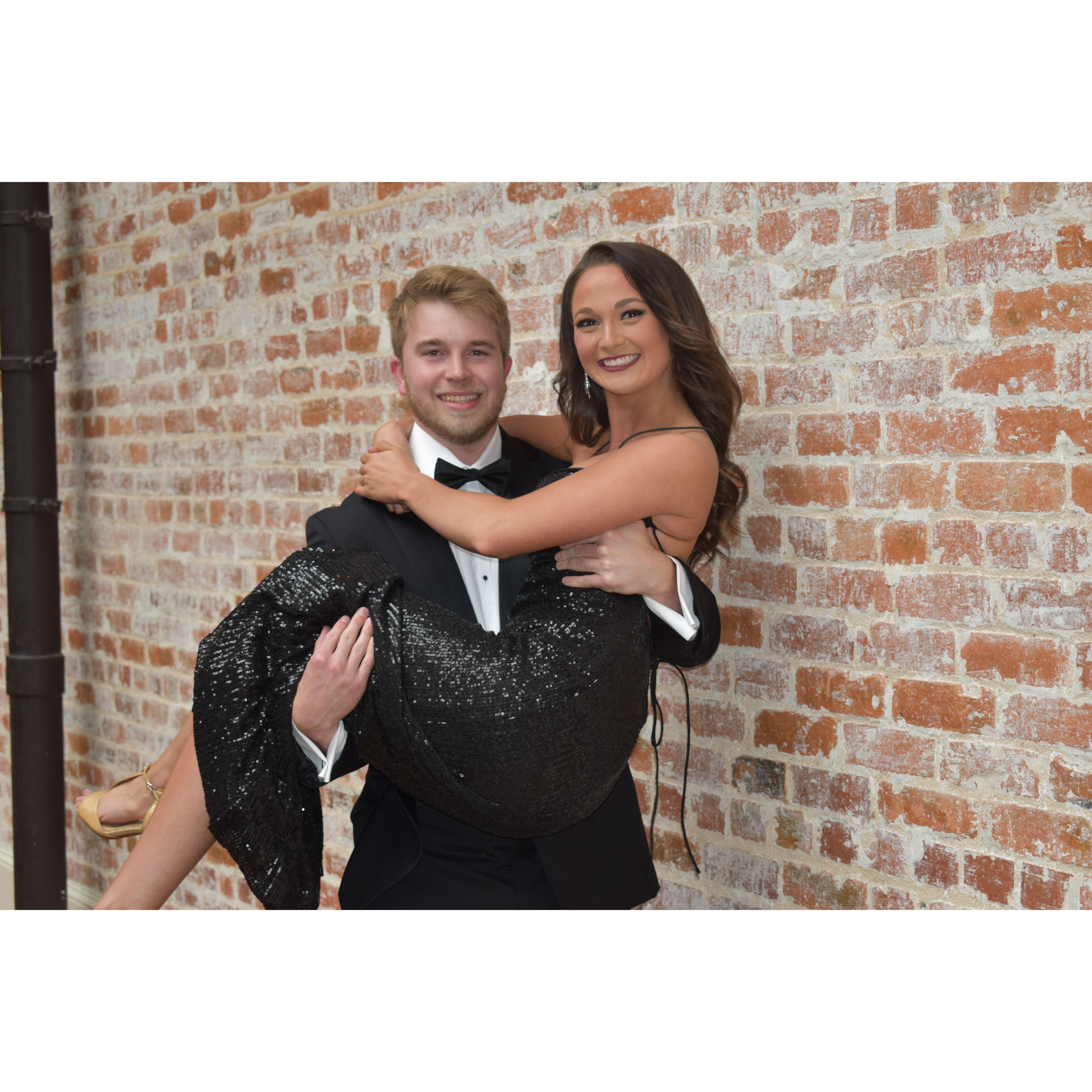 Meghan and Seth's Barrister Ball their 3L year.
