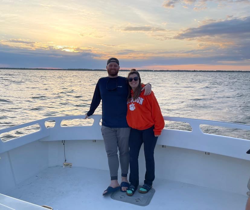 Fishing trip on the bay in MD