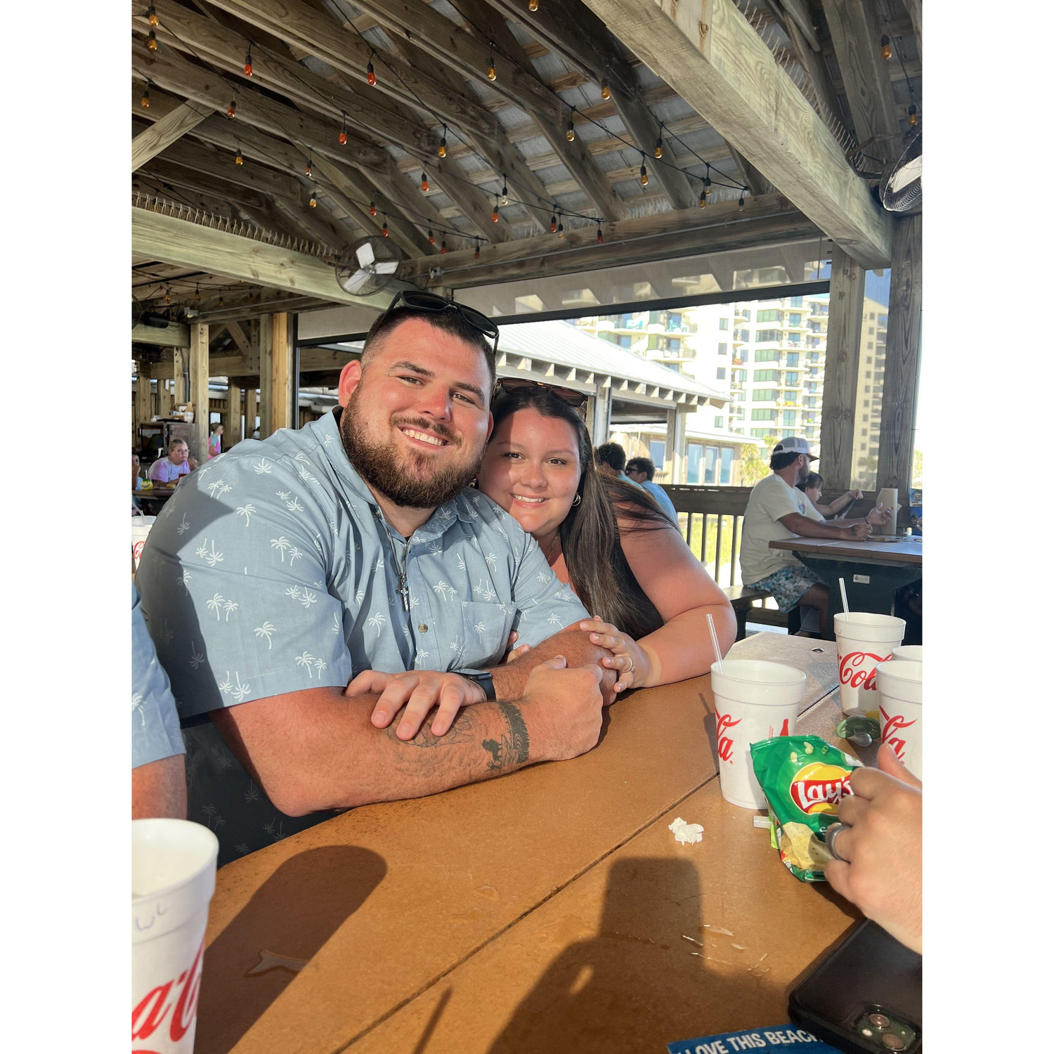 First beach trip together!