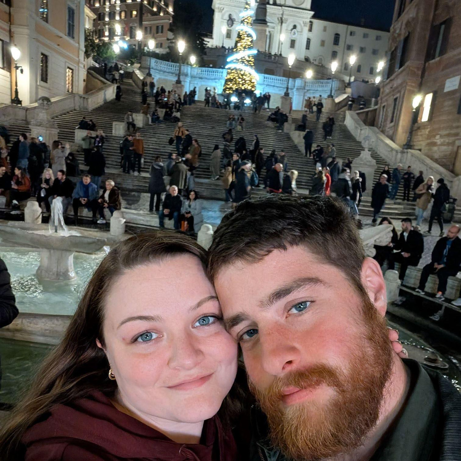At the Spanish Steps together