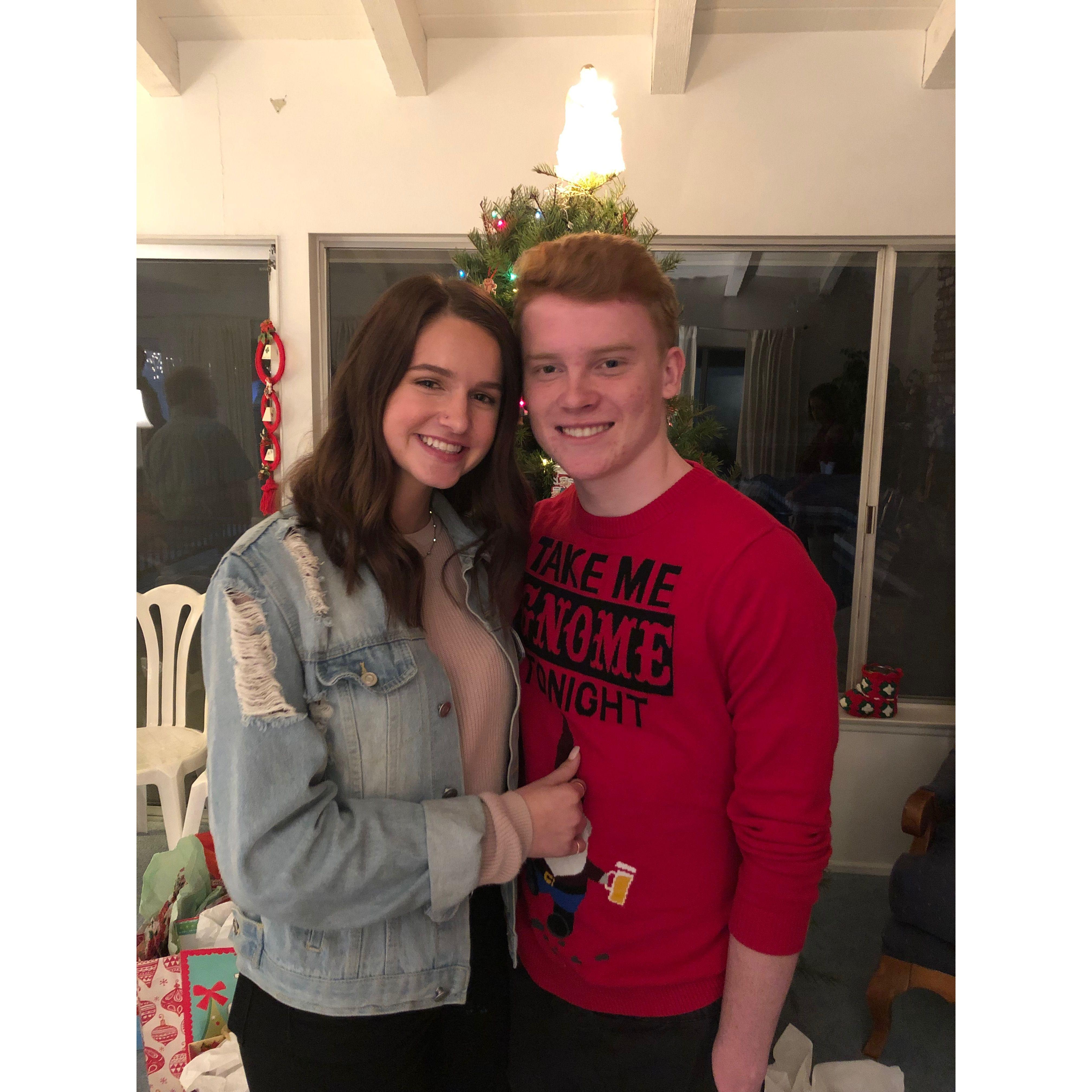 At the Thomas Family Christmas Party!