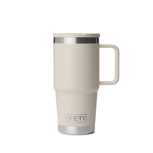 YETI Rambler 20 oz Travel Mug with Flip Straw Lid – Stainless Steel, Vacuum Insulated, Leakproof, Cup Holder Friendly