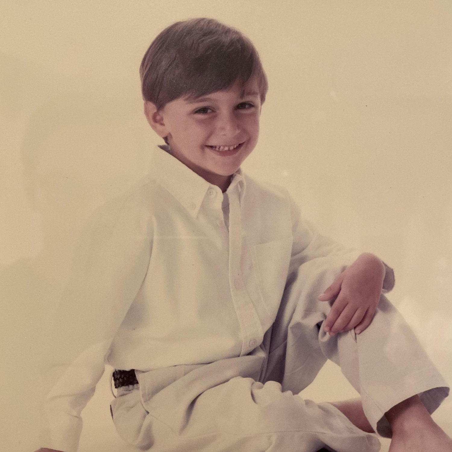 Young Francis dressed in his Sunday best