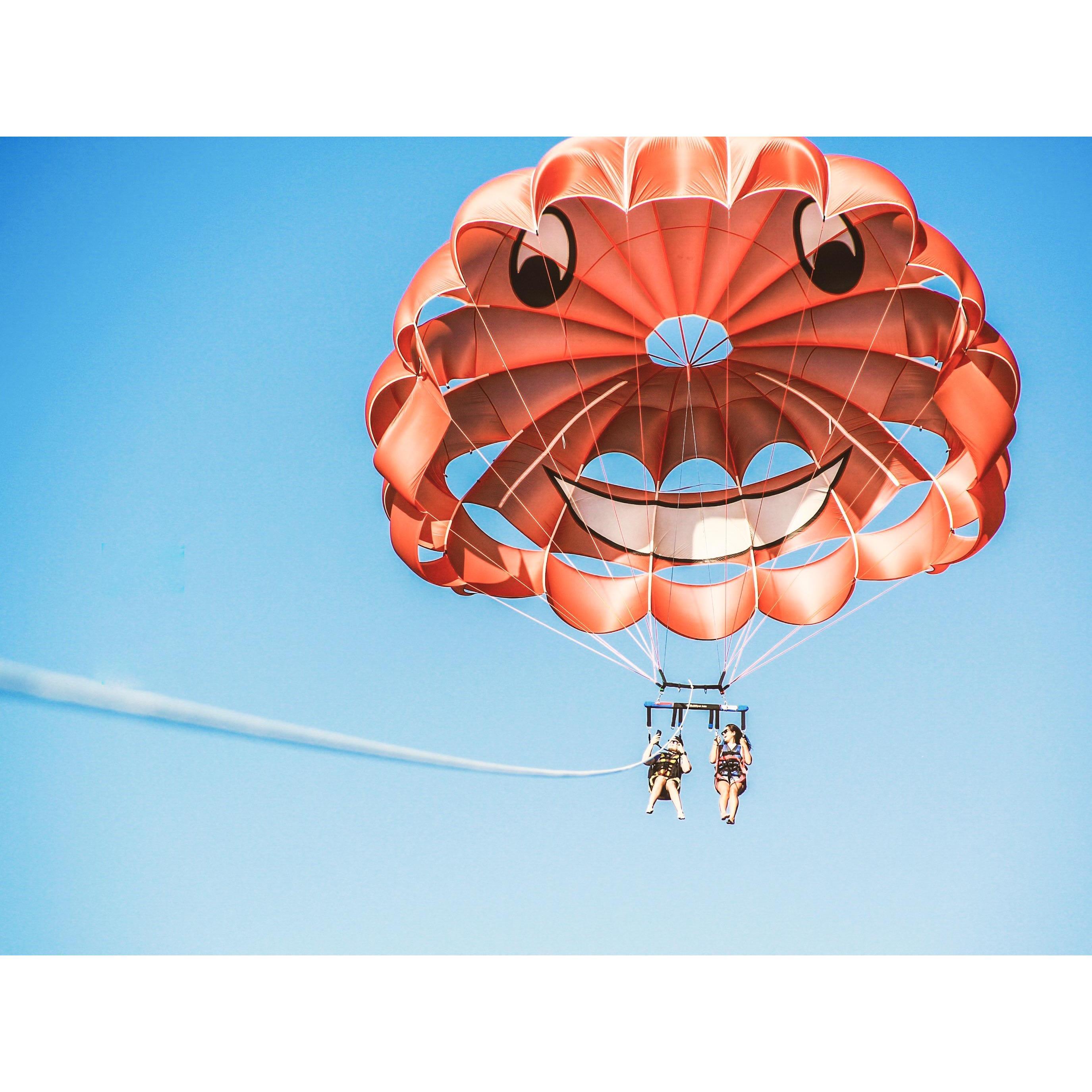 Parasailing in Lake George NY, 2018