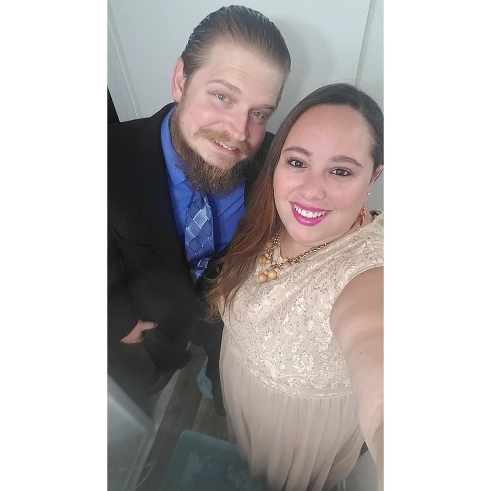 Going to my cousin Carol's wedding.