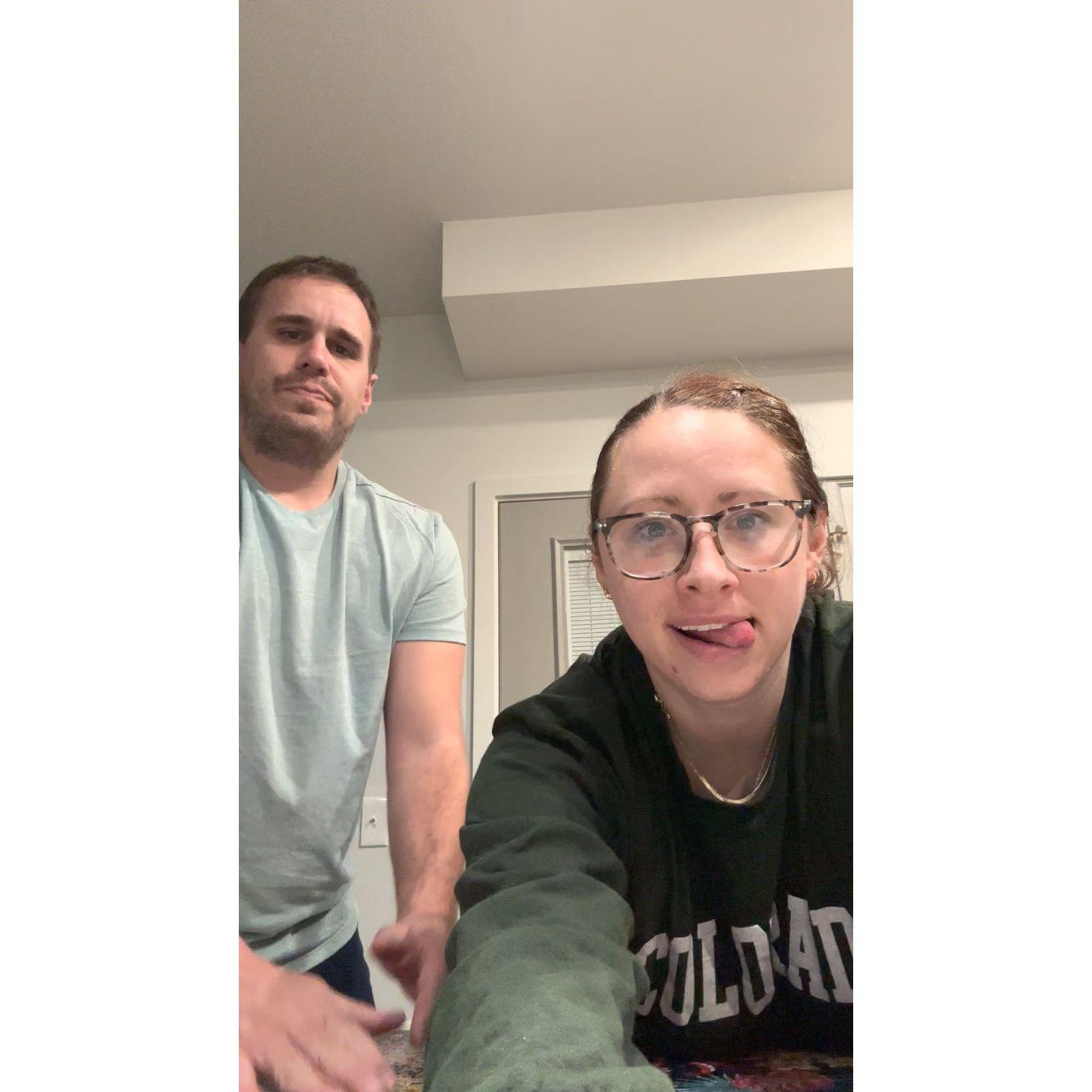 First Couple of Dates- Doing Puzzles