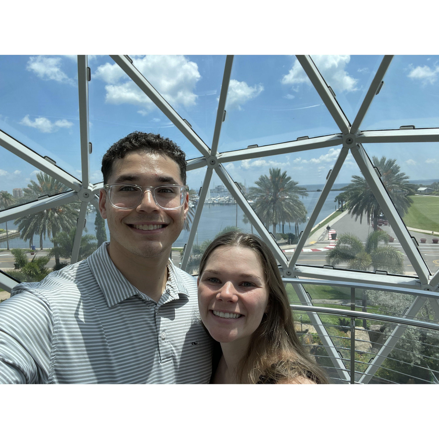 Our first annual St. Pete trip, shown is inside the Dali Museum