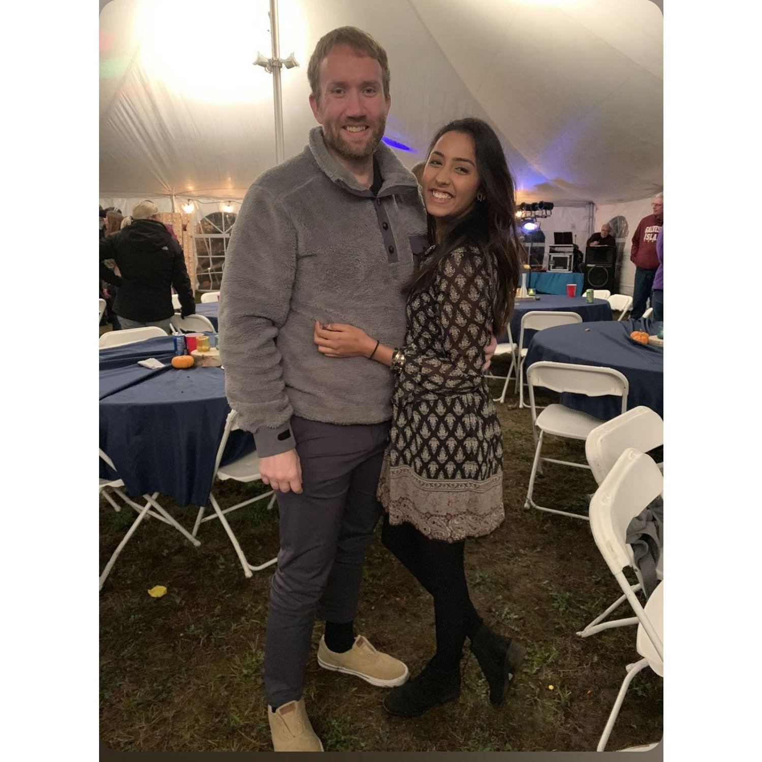 Our first photo together!