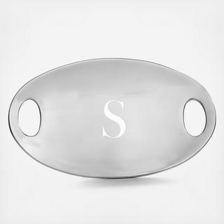 Personalized Pebble Handle Tray
