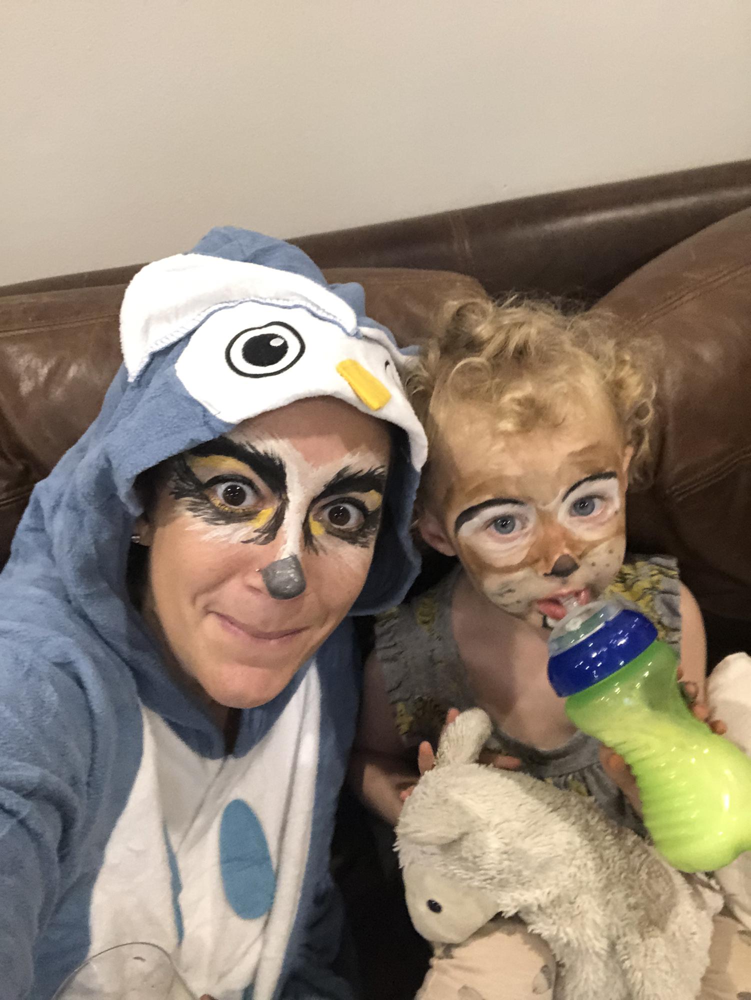 Auntie Jilly and Miss Beaver Ballerina aka Mazie Hawk