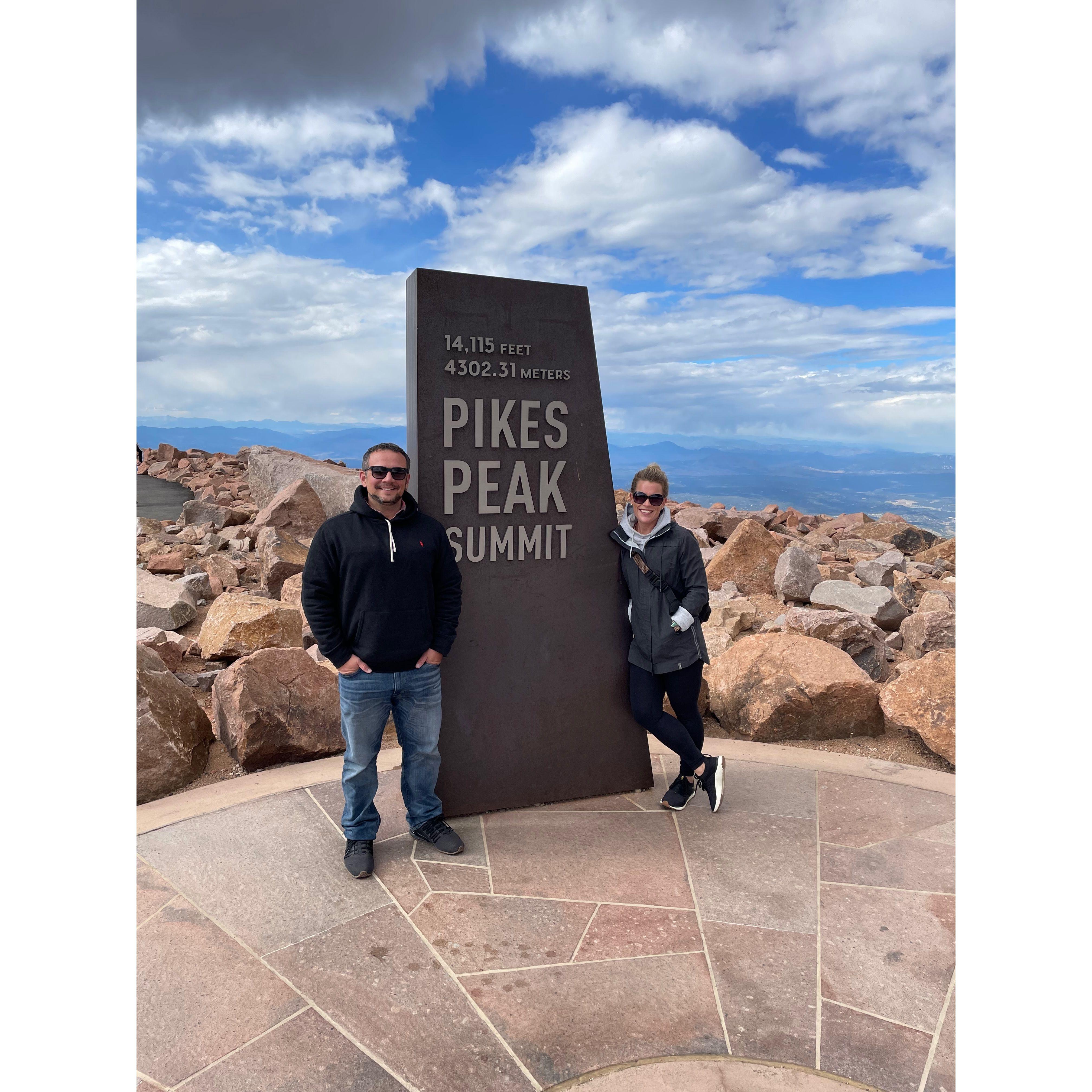 Pikes Peak trip for our friend's AJ and Sam's engagement.