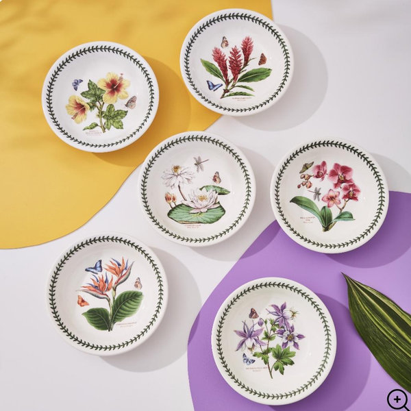 Exotic Botanic Garden Set of 6 Pasta Bowls