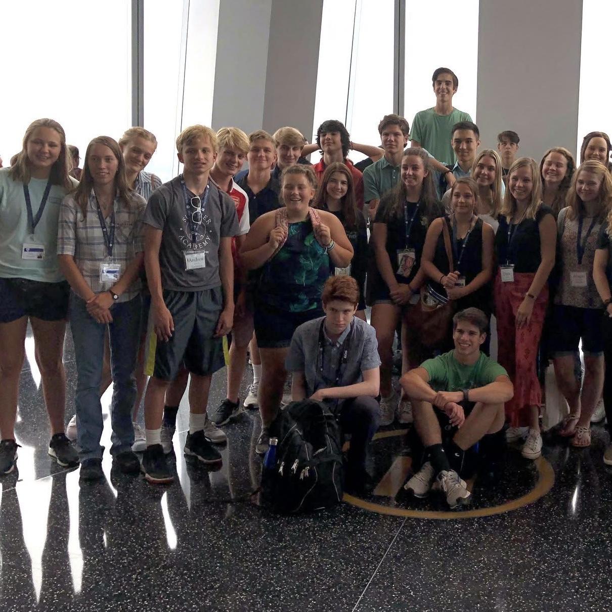 Mindy and Evan met in NYC in 2018. This is the first picture ever taken with both of us in it. (Evan asked Mindy out that week, and she said no - miraculously, they still became friends afterwards.)