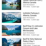 Youtube Series documenting a 4-day trip across Banff, Yoho, and Jasper