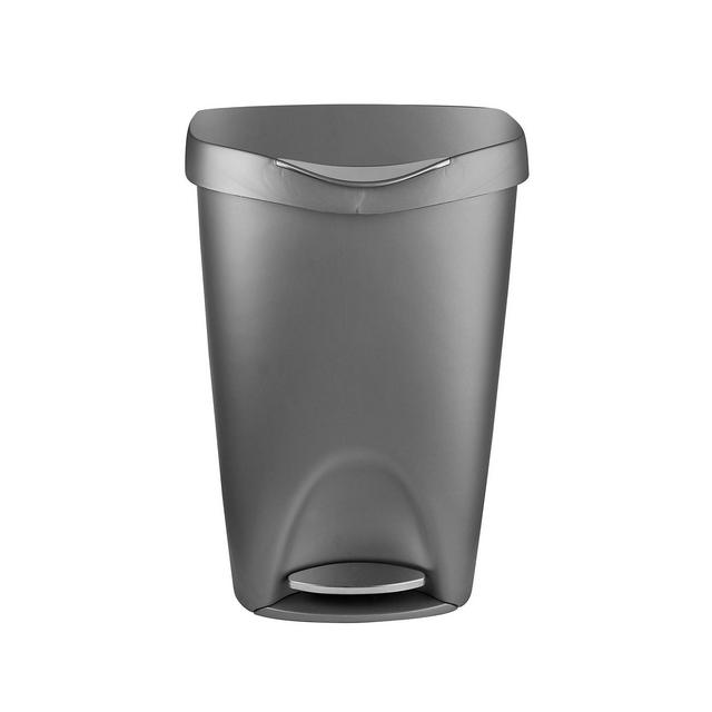 Umbra Brim 13G Step Can, Black/Nickel