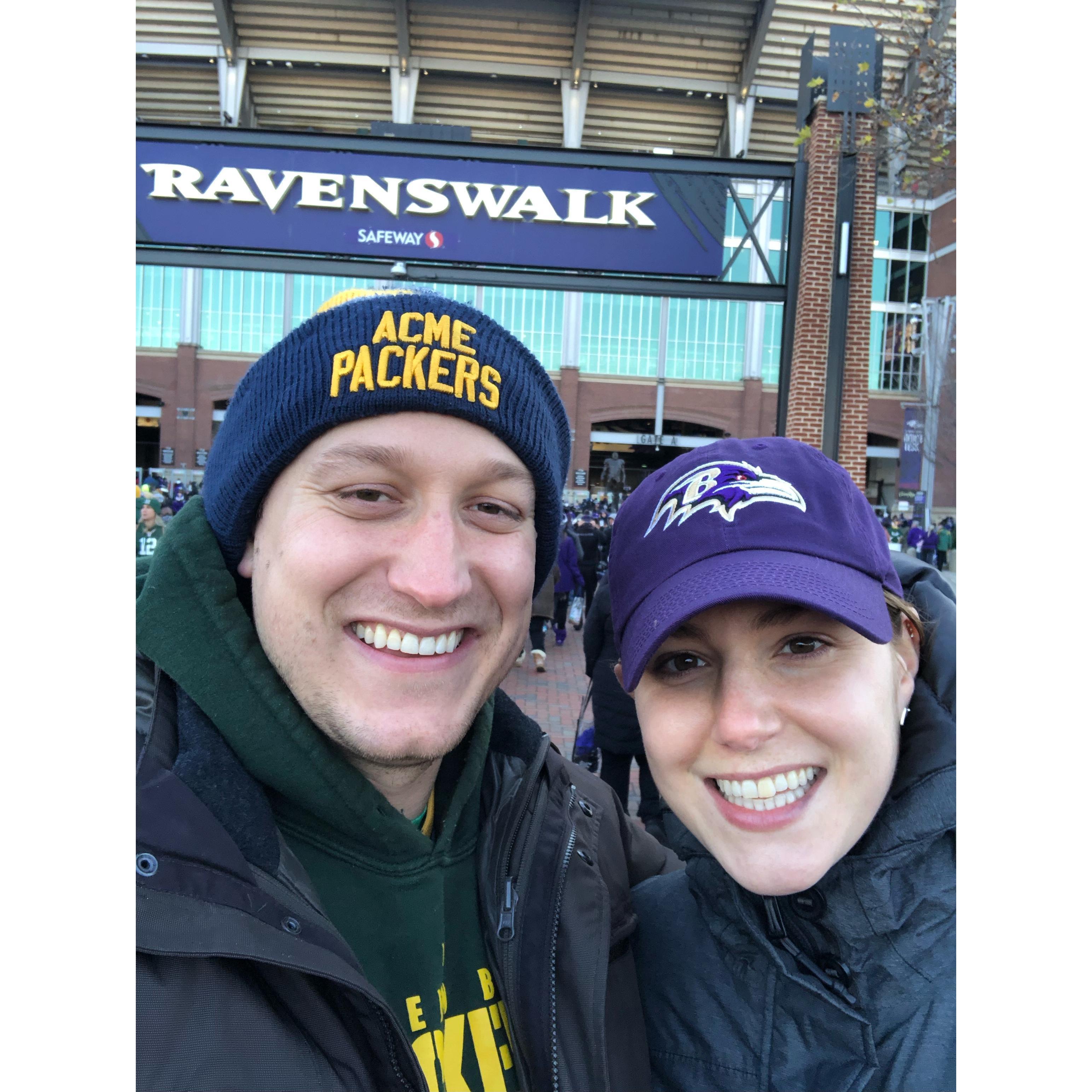 The Packers remain the only people to visit Andrew and Emily in Baltimore...