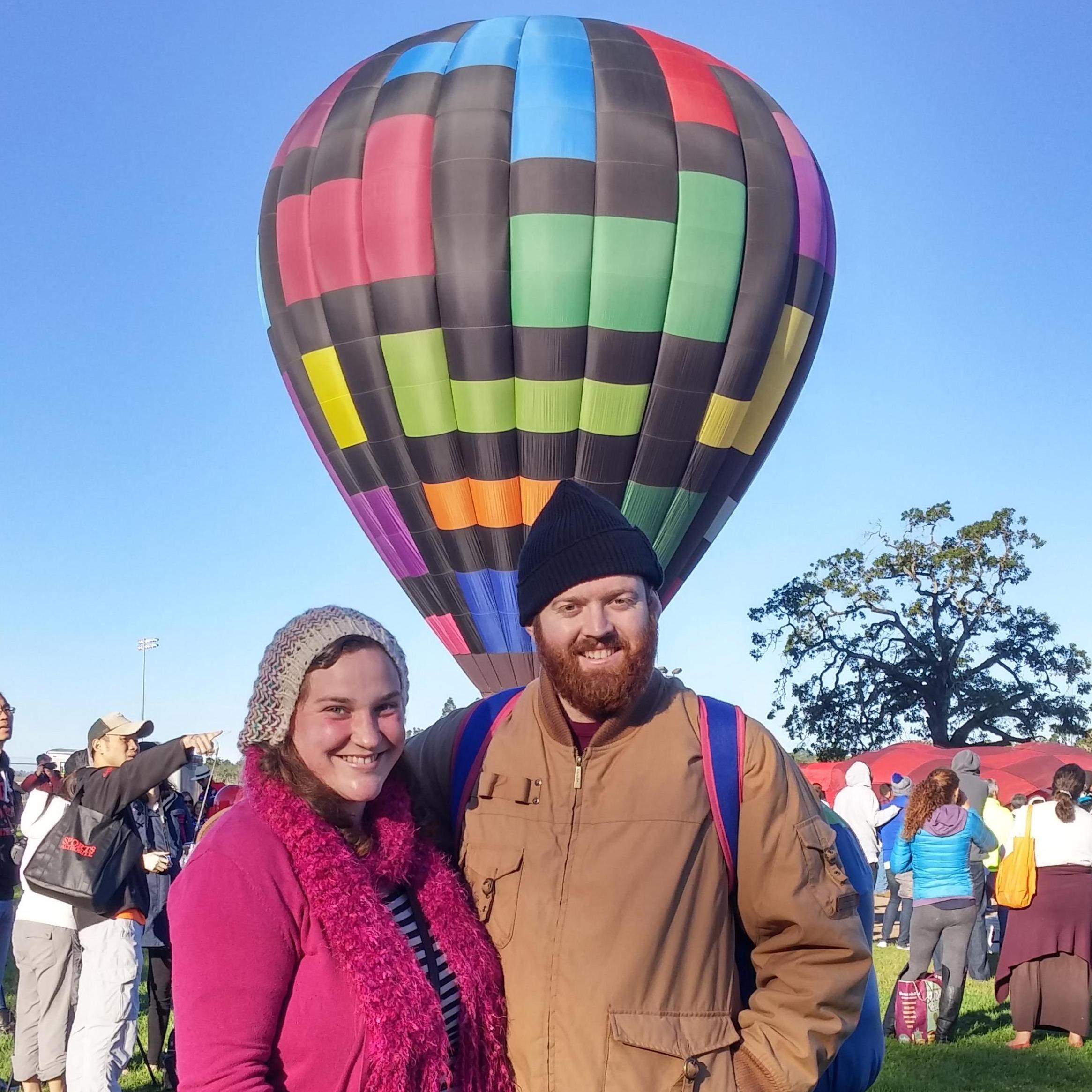 In June 2016 we went to a hot air balloon festival! It was so cool!