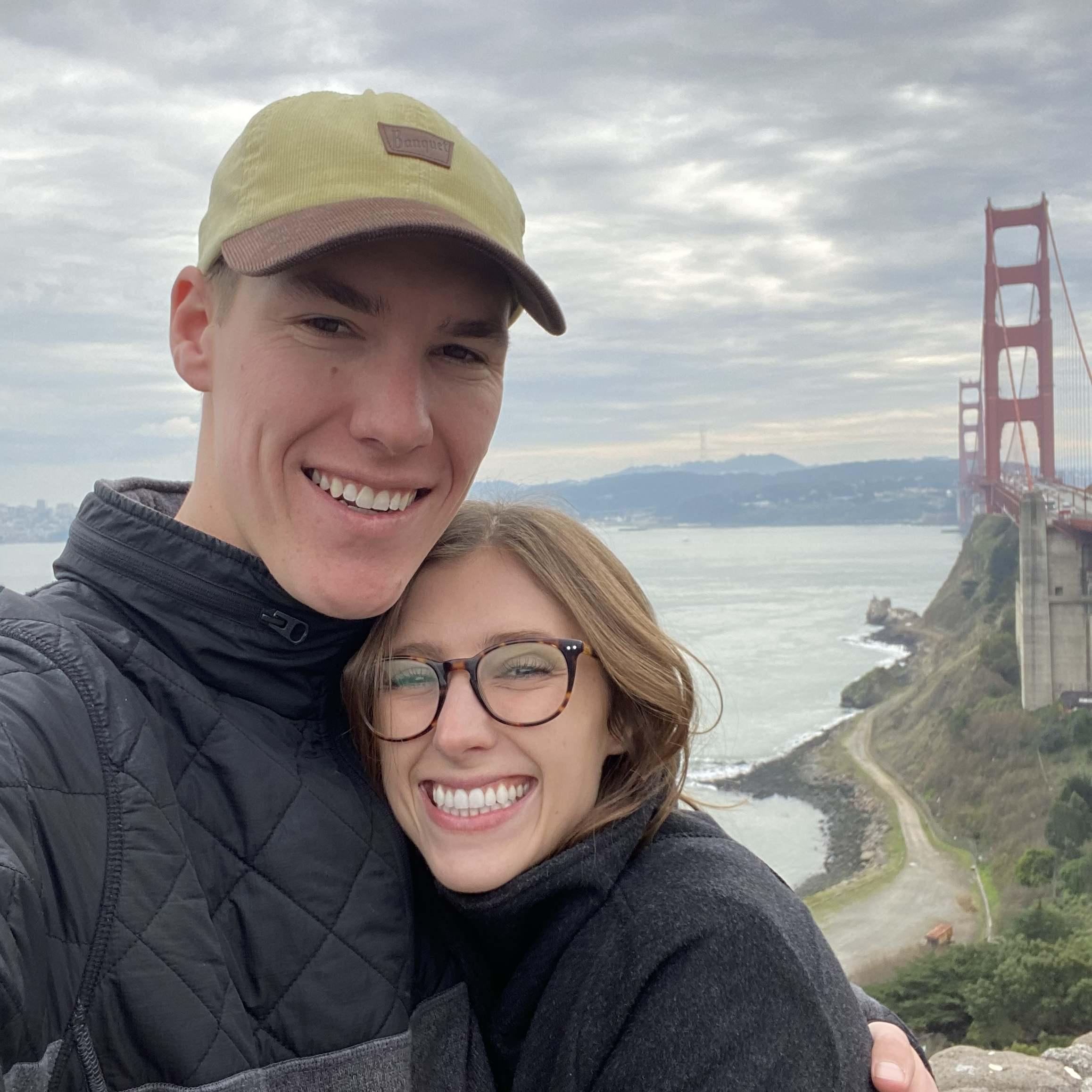 2020, me visiting Sav while she lived in San Fransisco.