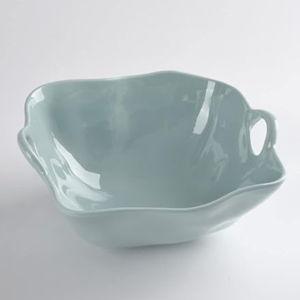 Pampa Bay Shatterproof Melamine Large Bowl, 10.3 Inch, Food, Freezer, Dishwasher Safe, Aqua