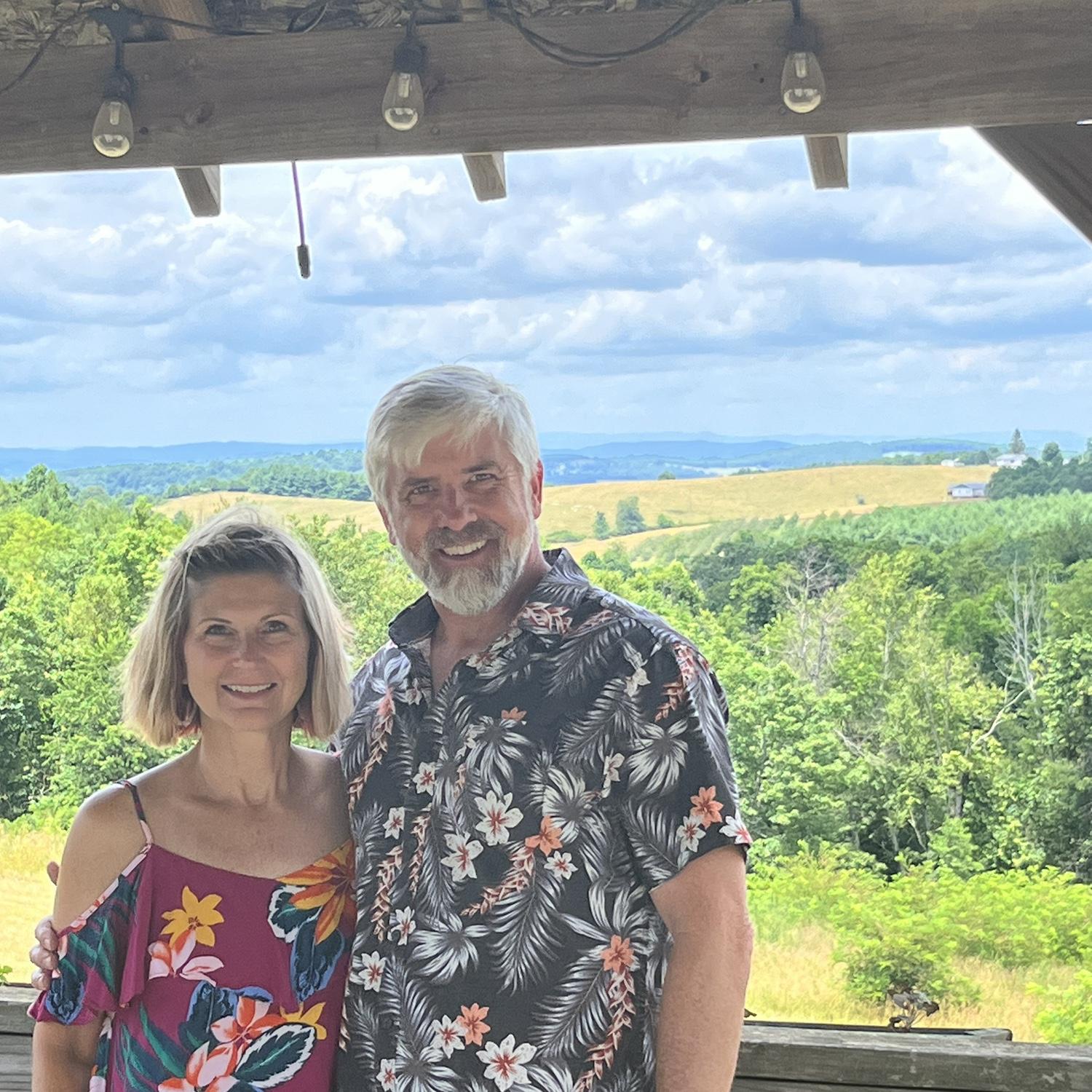 Gorgeous afternoon at Chateau Morrisette Winery.