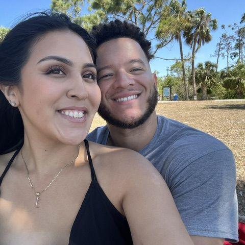 We became boyfriend and girlfriend right before this.