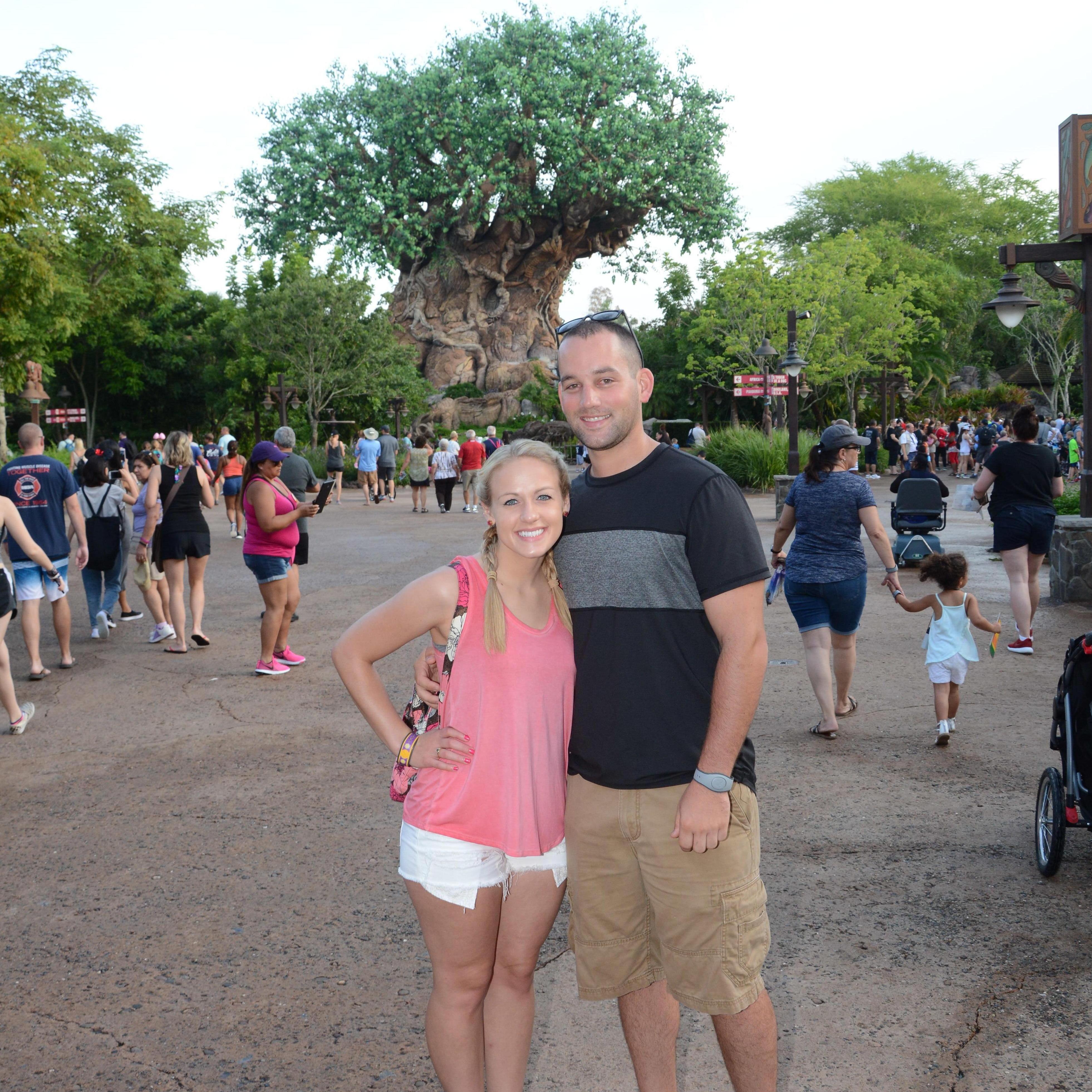 Zac & Haleigh's first Disney World trip together. 9/5/2017. @ Animal Kingdom, Walt Disney World.