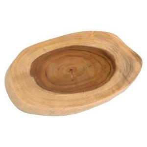 Lipper International 13in Acacia Oblong Serving Board with Feet