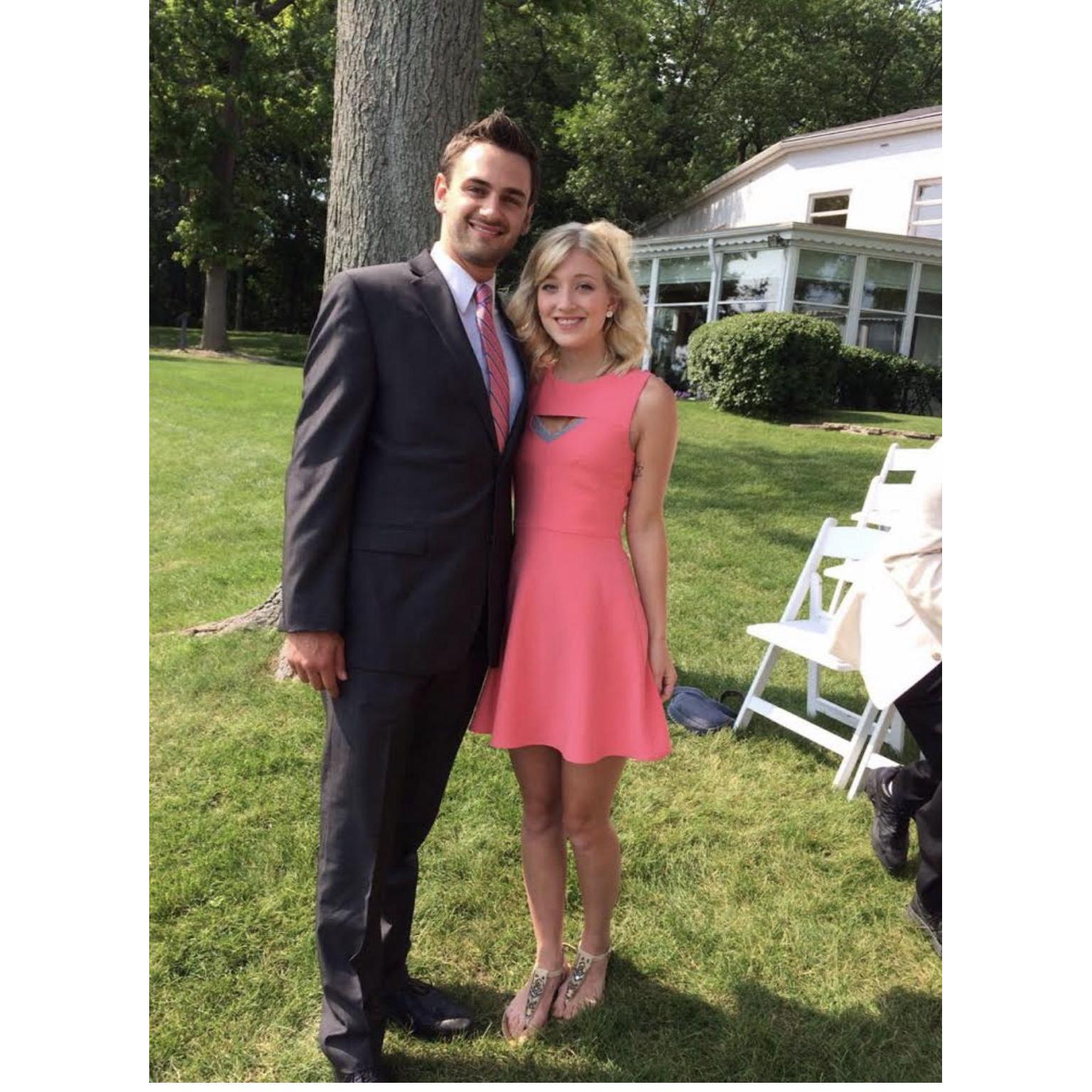 Our first wedding date in green lake, Wisconsin