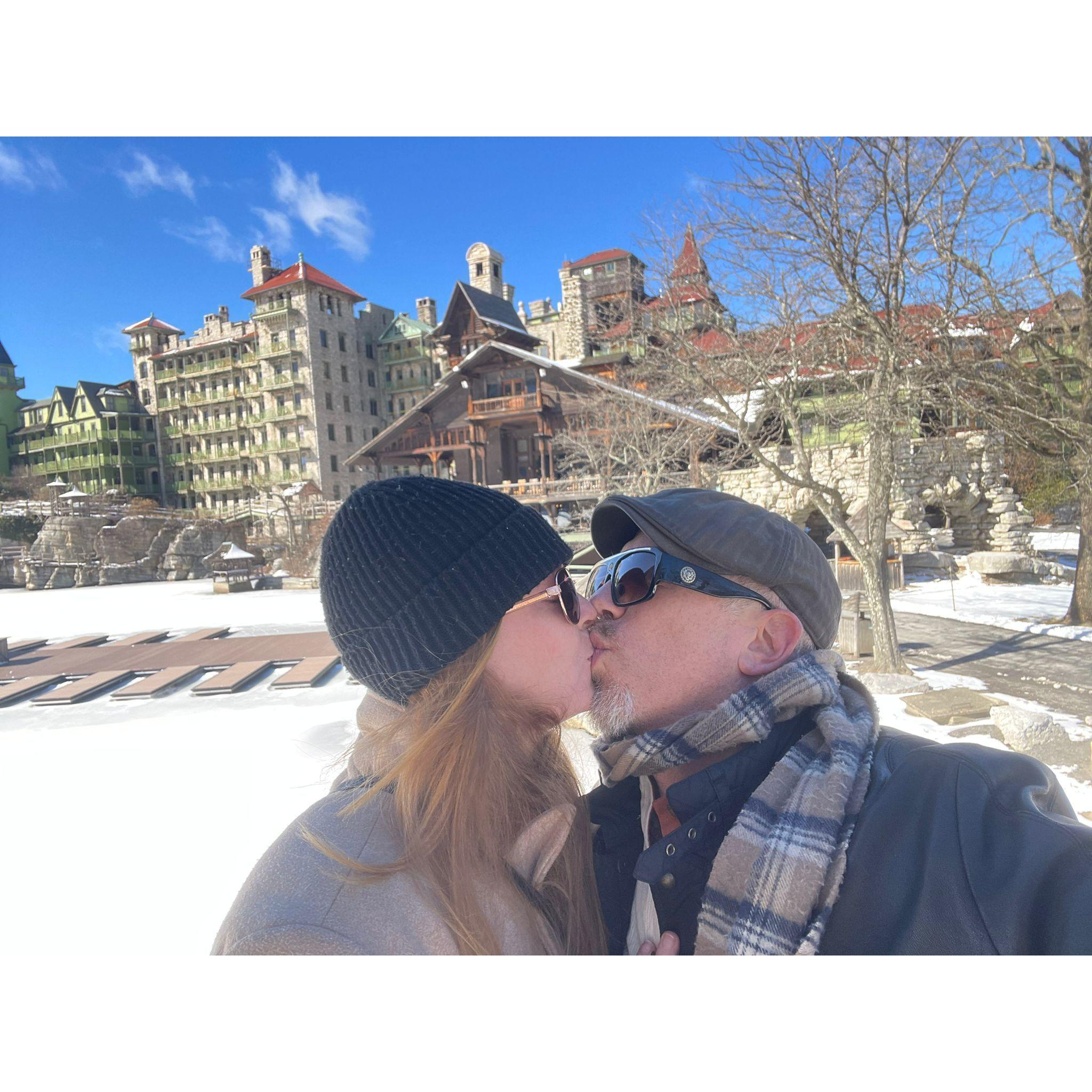 This is the day we were engaged at Mohonk Mountain House!