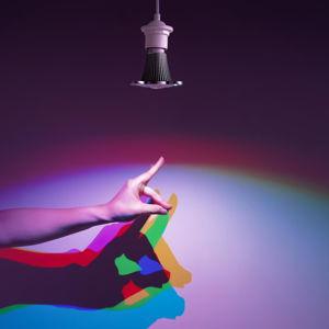Color shadow LED lamp