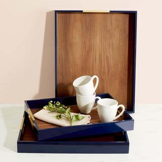 Henry 3-Piece Veneer Tray Set