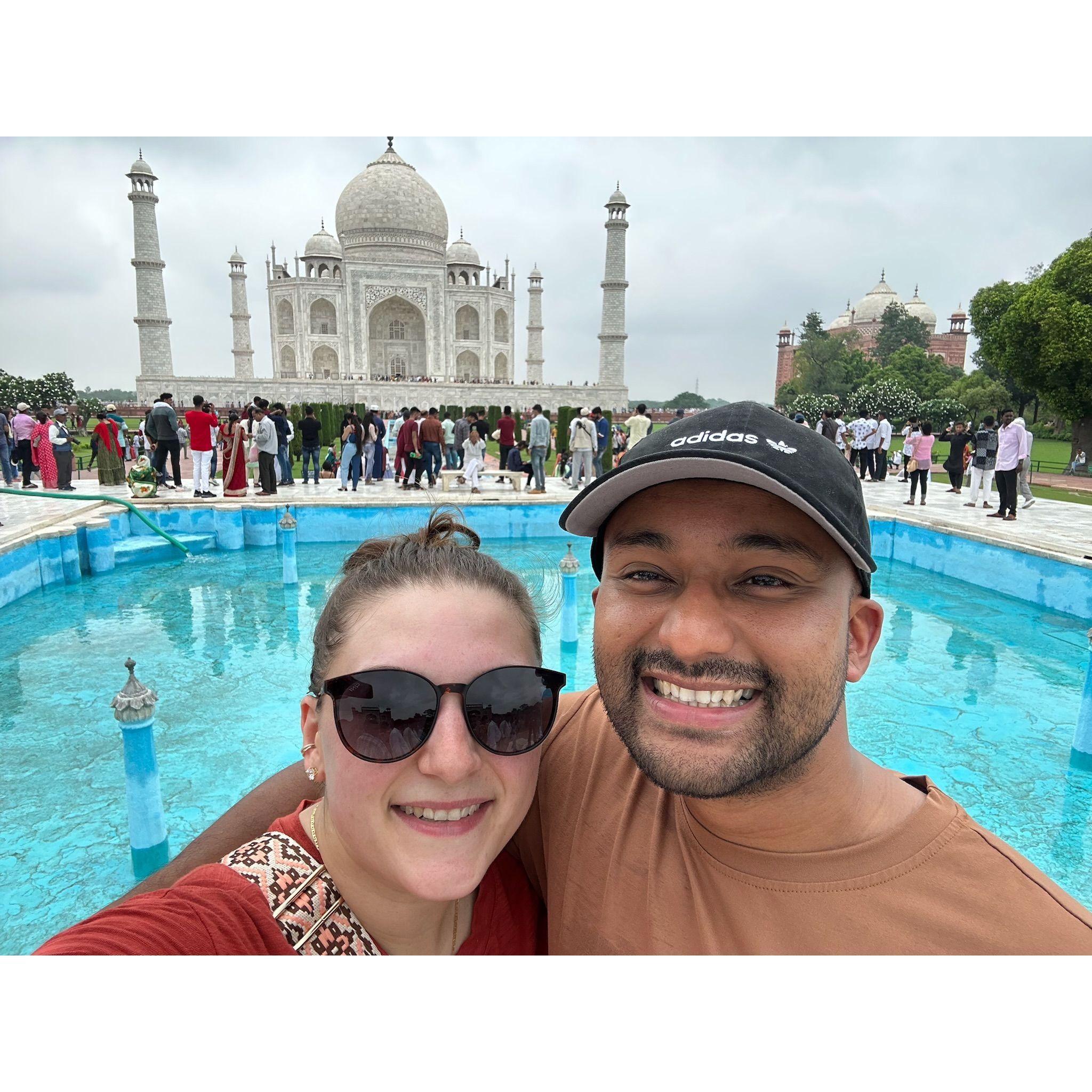 When we visited one of the 7 Wonders of the World