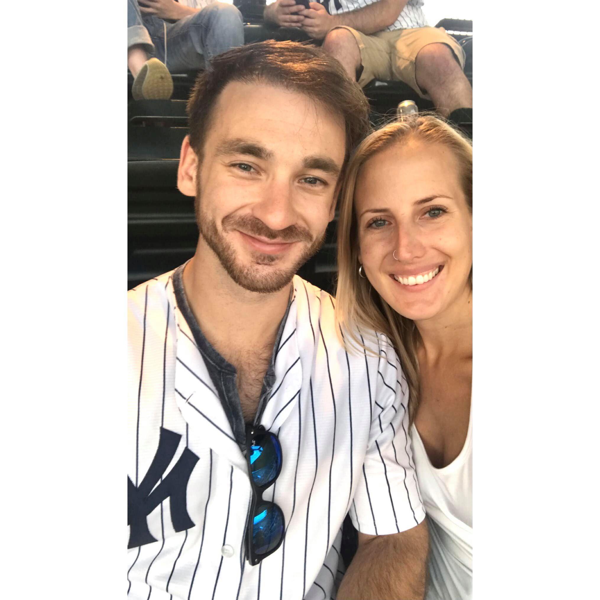 First Yankees game together