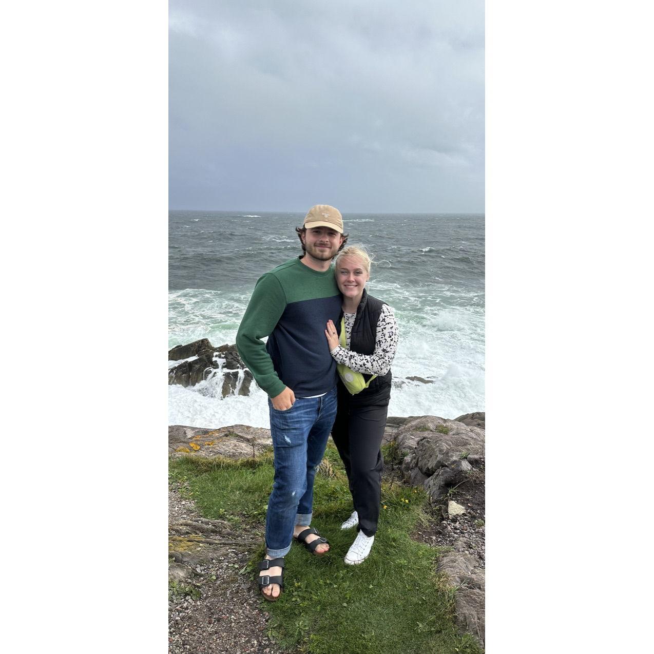 The Bride and Groom exploring Nova Scotia!