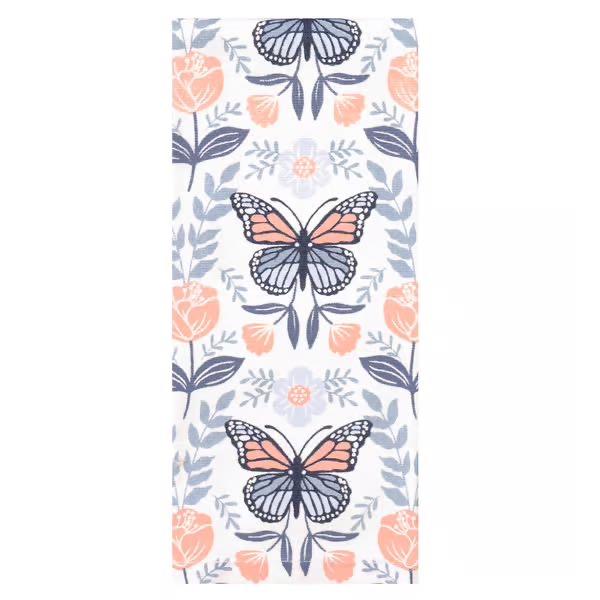 Ritz Mirrored Butterflies Dual Kitchen Towel - Boscov's