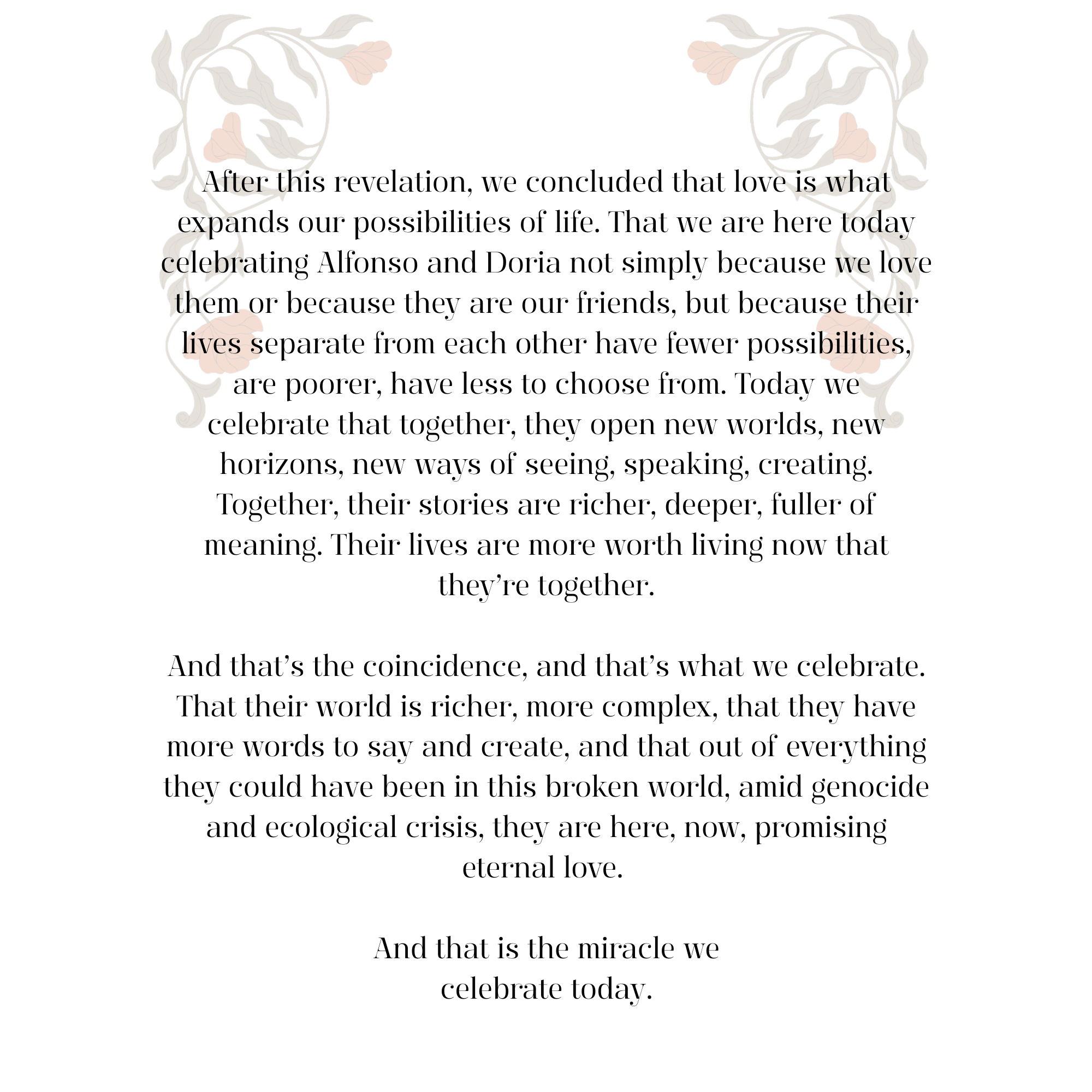 Dr. Correa's ceremony address. Pg 7