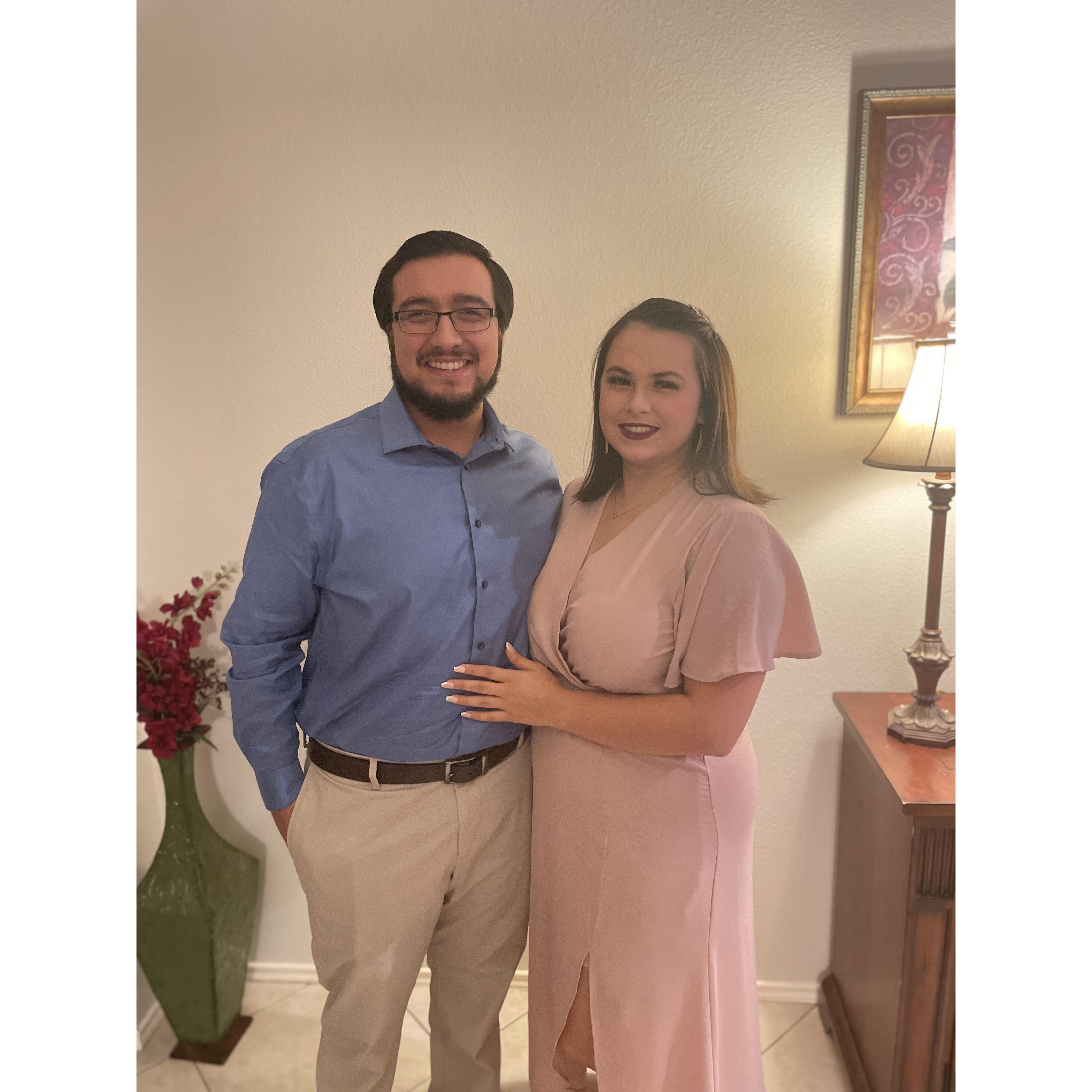 Our 6 month anniversary - yes we celebrated. Madison was very excited to do so. We went to Musafaar and had a delightful time.