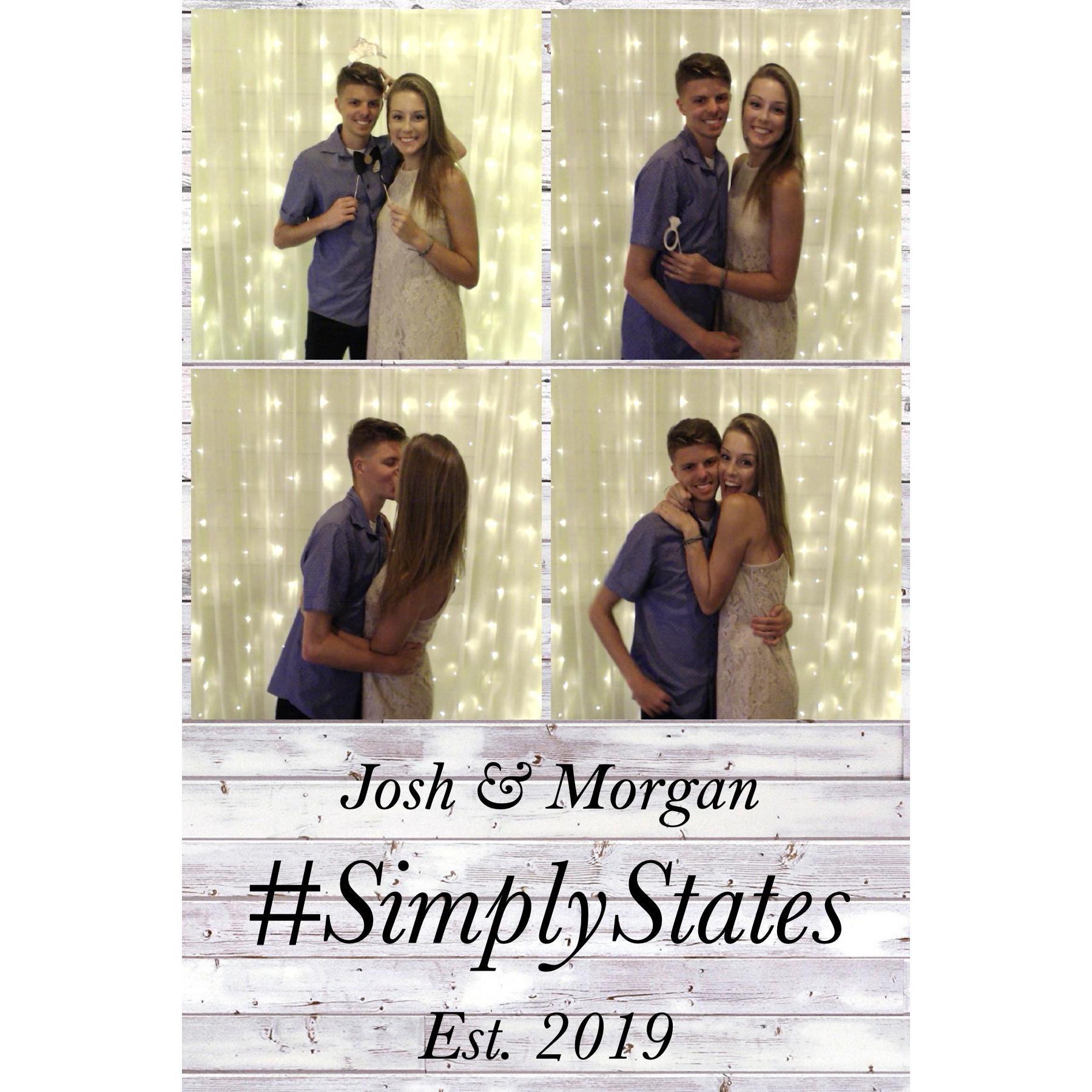 Our first wedding as a couple!