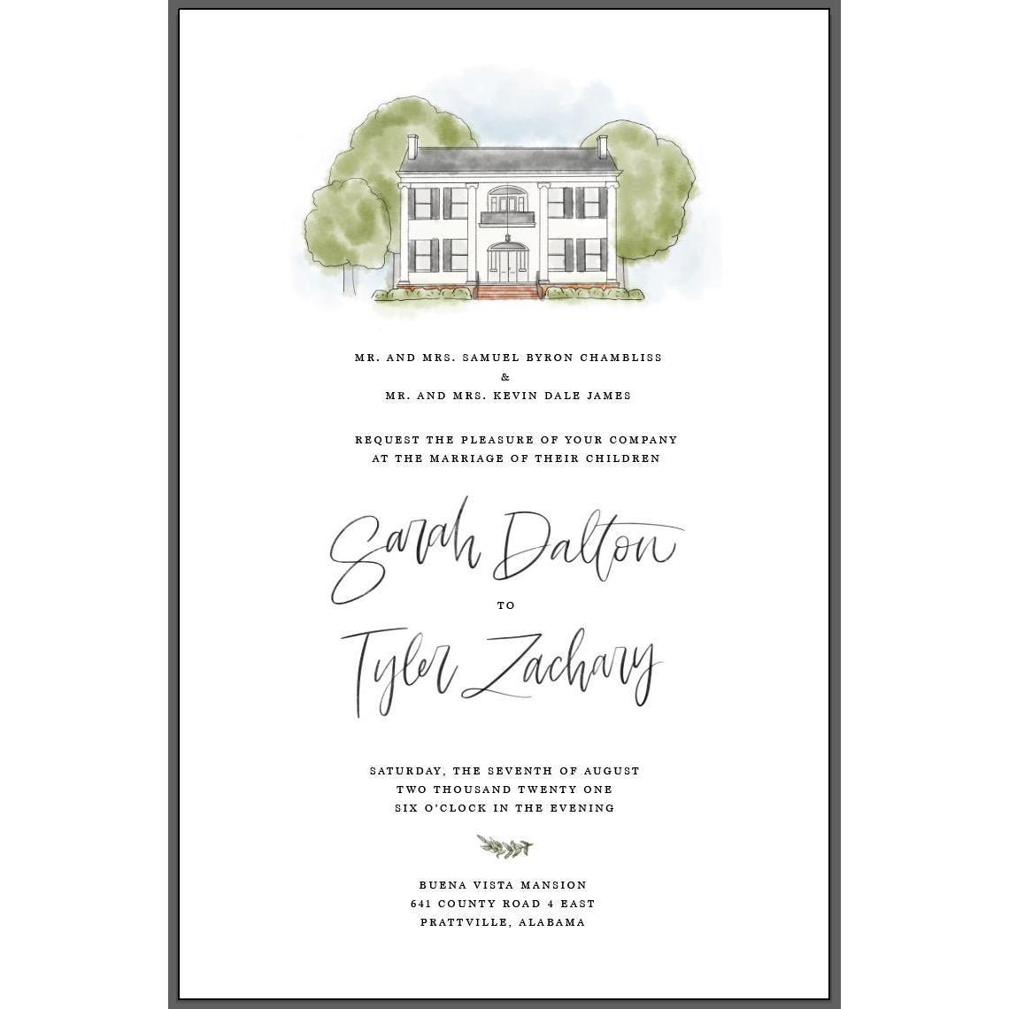 A digital version of our invitation, in case of postage delays :)